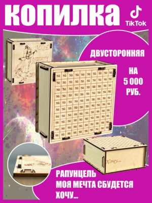 Копилка Рапунцель на 5000 рублей